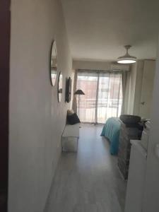 A bed or beds in a room at Welcoming studio in Torremolinos 45 m² with shared pool