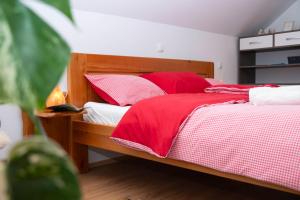 Postel nebo postele na pokoji v ubytování Apartma ''Pri Movernu''