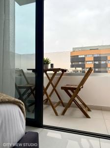 Balkón nebo terasa v ubytování Lazuli City & Seaview Apartments