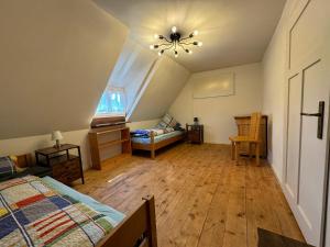 Postel nebo postele na pokoji v ubytování Sonnenschein + 7 fotografií