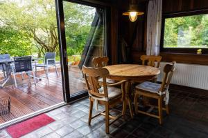 Balkón nebo terasa v ubytování Min Hus - Ferienhaus a d Schlei