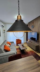 Χώρος καθιστικού στο Apartmani Dragulji Vrnjacka Banja