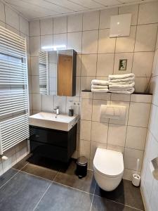 Kúpeľňa v ubytovaní Appartement Bergverliebt