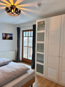 Posteľ alebo postele v izbe v ubytovaní Appartement Bergverliebt