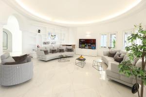 Posedenie v ubytovaní Luxury Puerto Del Carmen Villa 4 Bedrooms La Perla Modern Furnishings Stunning Sea Views