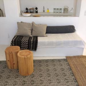 Χώρος καθιστικού στο Splendid Antiparos Villa 2 Bedrooms Villa Zeus Beautiful Sea Views