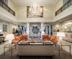 Prostor za sedenje u objektu Hôtel Hermitage Monte-Carlo