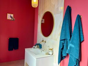 Koupelna v ubytování Add'Or, Suite et Spa