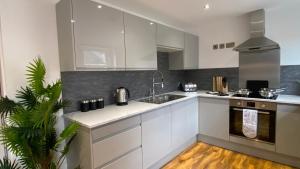 Η κουζίνα ή μικρή κουζίνα στο De Parys Serviced Flat in Bedford 4 +22 φωτογραφίες