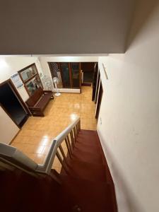 an overhead view of a staircase in a house at RJ residency in Kozhikode