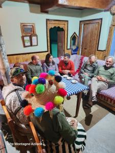 Os clientes hospedados em Gîte de montagne Azilane