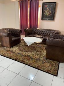 A seating area at Complexe A8CLOS