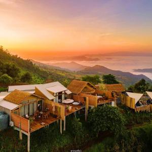 Landskap semula jadi dekat dengan resort