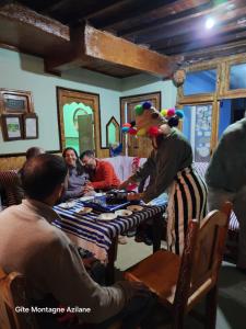 Os clientes hospedados em Gîte de montagne Azilane