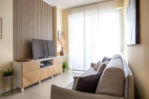 TV a/nebo společenská místnost v ubytování Jesolo Vista Lido Retreat