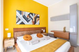 Postel nebo postele na pokoji v ubytování Jesolo Vista Lido Retreat