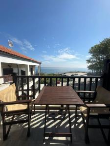 Balkon oz. terasa v nastanitvi Zefiros