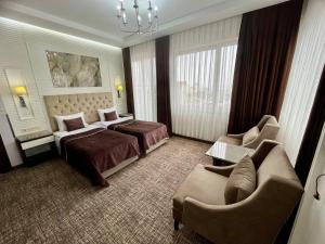 City Center Hotel Taksim İstanbul客房内的一张或多张床位