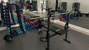 Fitness centrum a/nebo fitness zařízení v ubytování فندق رويال دايموند احدى فنادق مجموعة لوريف