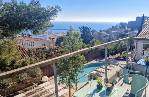 Πισίνα στο ή κοντά στο VILLA des Rêves, Superbe Vue Mer et Port, Proche Centre, Piscine, Climatisation +34 φωτογραφίες