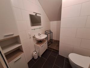 Koupelna v ubytování Kronenhaus