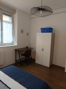 Postel nebo postele na pokoji v ubytování Appartements Turquoise 2 pers - L'Artdu'Net -