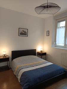 Postel nebo postele na pokoji v ubytování Appartements Turquoise 2 pers - L'Artdu'Net -