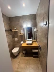 Koupelna v ubytování Appartement 2 chambres pour 6 personnes en résidence à la nuitée