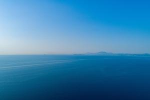 an aerial view of a large body of water at Agrili Sea View in Corfu
