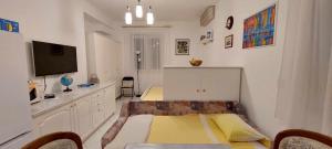 Μια τηλεόραση ή/και κέντρο ψυχαγωγίας στο Studio Apartment Sea