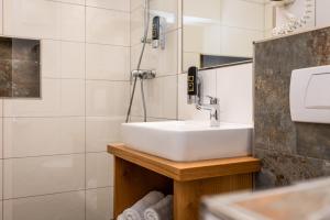 Koupelna v ubytování Haus am Hammerrain