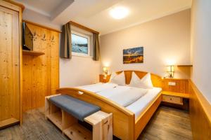 Postel nebo postele na pokoji v ubytování Haus am Hammerrain