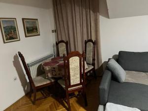 Istumisnurk majutusasutuses Apartman 1