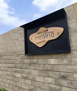 a sign for a mexico city mexican restaurant at Apartamento cerca a la playa y al mar Punta Roca in Maizal