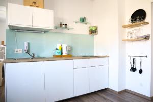 Η κουζίνα ή μικρή κουζίνα στο Appartements Setzbergblick