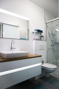 Ένα μπάνιο στο Appartements Setzbergblick