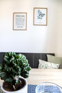 Χώρος καθιστικού στο Appartements Setzbergblick