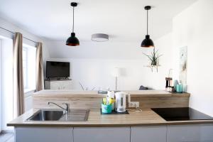Η κουζίνα ή μικρή κουζίνα στο Appartements Setzbergblick