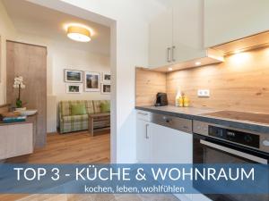 Kuchyňa alebo kuchynka v ubytovaní Heimathaus Dengg - Ferienwohnungen - Sommerfrische in den Alpen