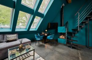 Posezení v ubytování Ferienwohnungen und Zimmer Hof Holtmann