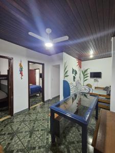 Χώρος καθιστικού στο Ilha Grande Inn