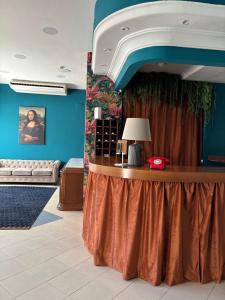 Χώρος καθιστικού στο Hostal B&Business Talavera