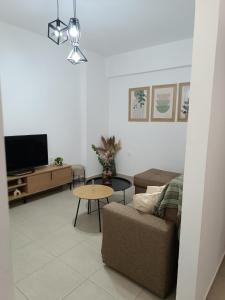 TV a/nebo společenská místnost v ubytování Tatti's Apartment