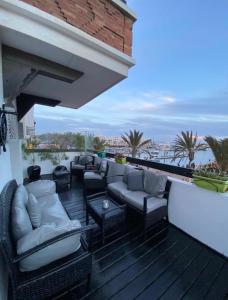 Posezení v ubytování Luxury apartment marina Agadir