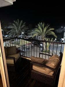 Balkón nebo terasa v ubytování Luxury apartment marina Agadir