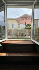Balkón nebo terasa v ubytování Maison d'hôte Augeard