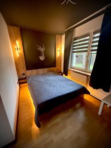Postel nebo postele na pokoji v ubytování Siedlisko jura Florek