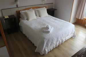 Postel nebo postele na pokoji v ubytování Hotel Elun, la mejor vista
