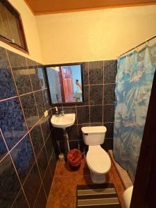 Vannituba majutusasutuses Cabinas Dushka