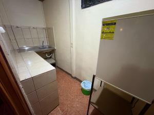 Vannituba majutusasutuses Cabinas Dushka